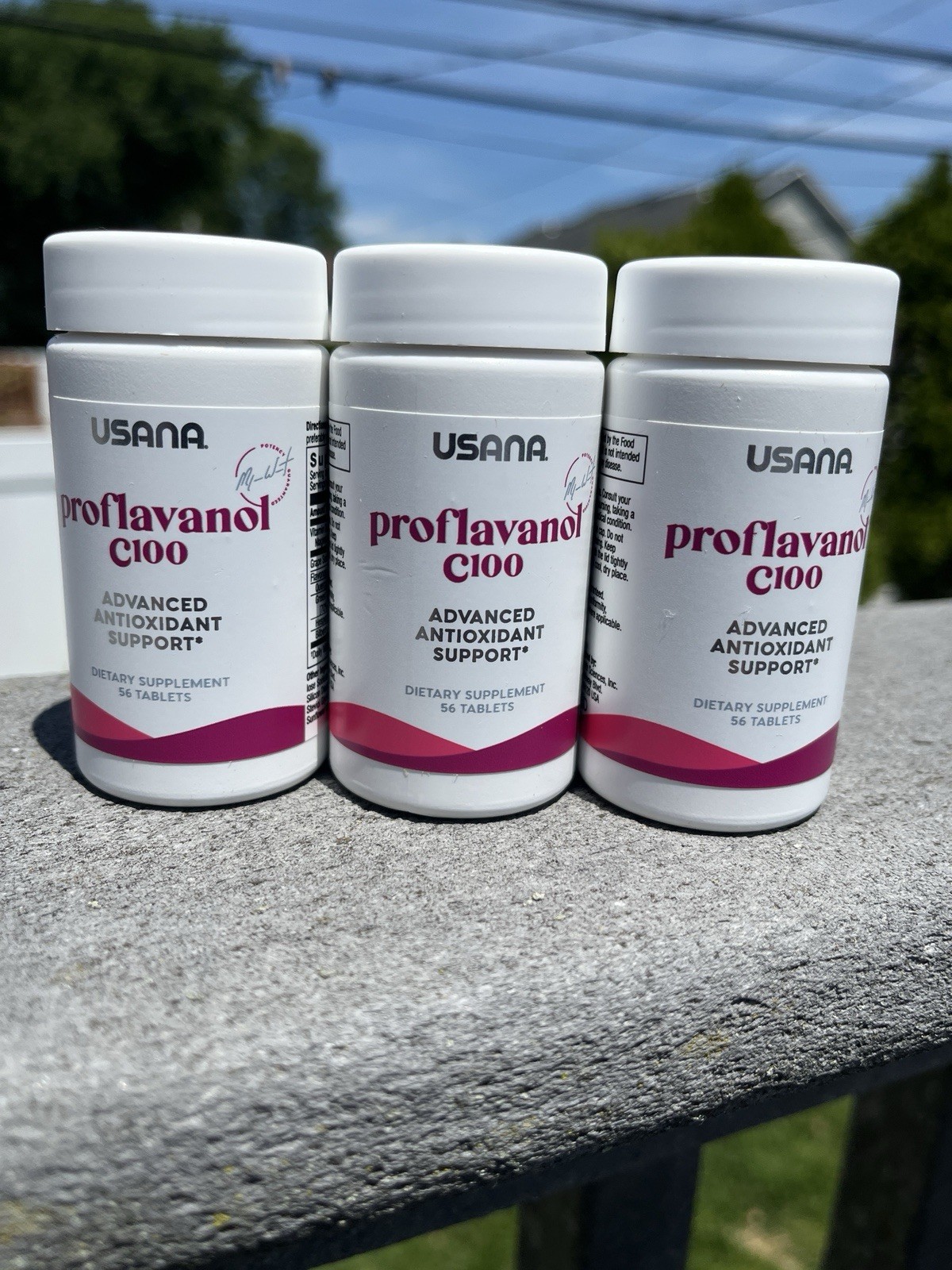 USANA Proflavanol C100 Advanced Antioxidant Support (3 bottles) Exp09/27