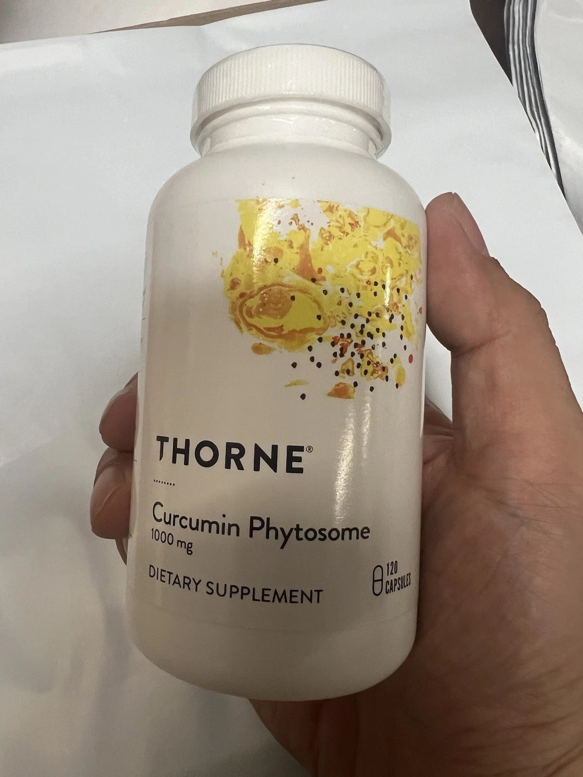 Sealed Thorne Curcumin Phytosome 1000 Mg Vitamin, 120 Capsules Exp 06/26