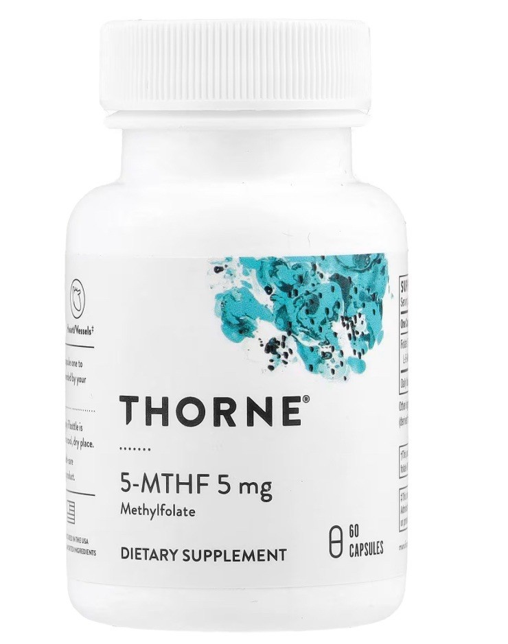 Thorne 5-mthf 5mg exp 9/2026