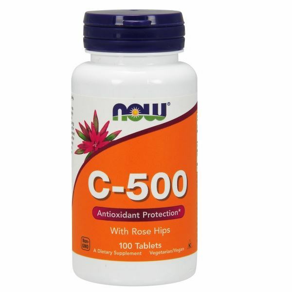 Vitamin C-500 100 Tabs By Now Foods