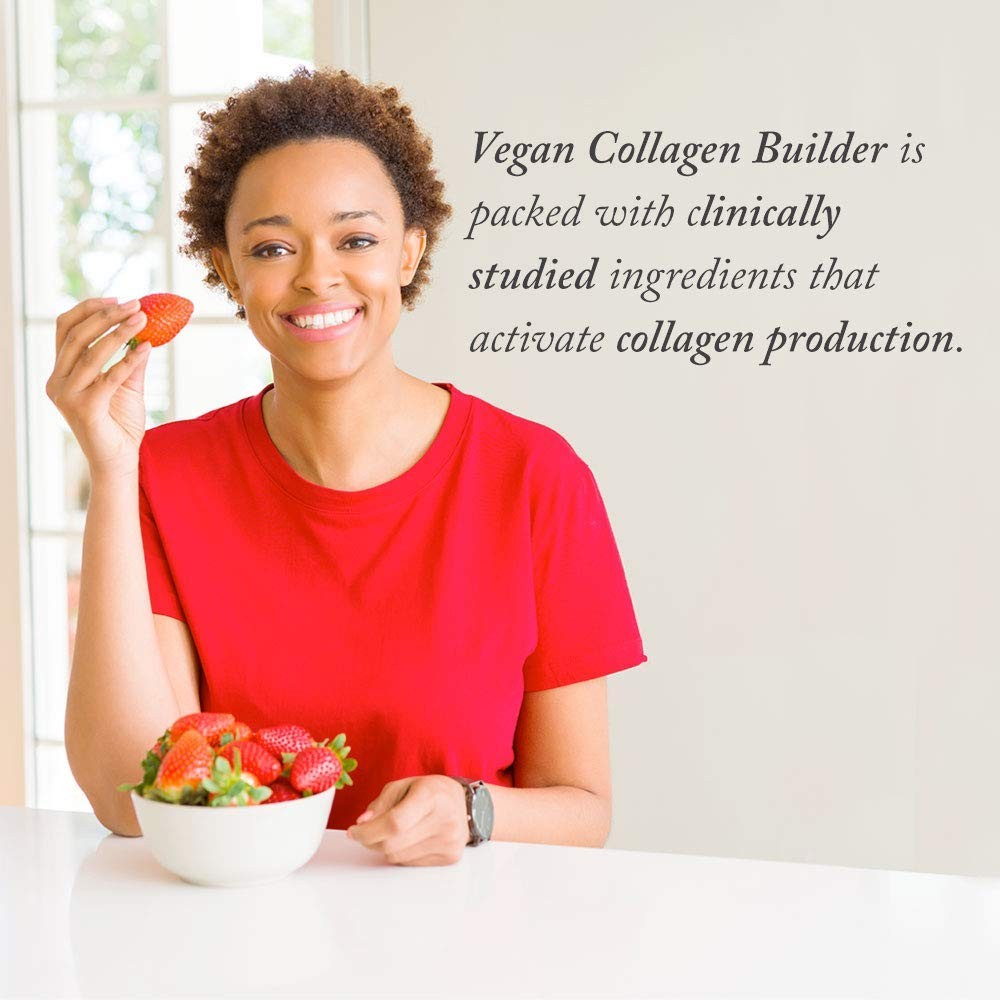 Vegan Collagen Builder – Organic Whole Foods Fruits + 30 Count (Pack of 1)