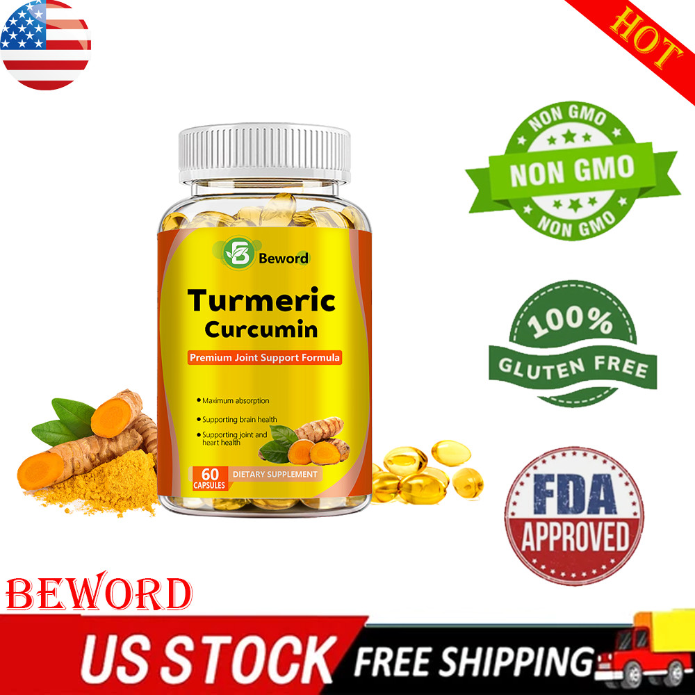 TURMERIC 95% CURCUMIN 1950mg EXTRACT TUMERIC BLACK PEPPER ANTIOXIDANT BEST
