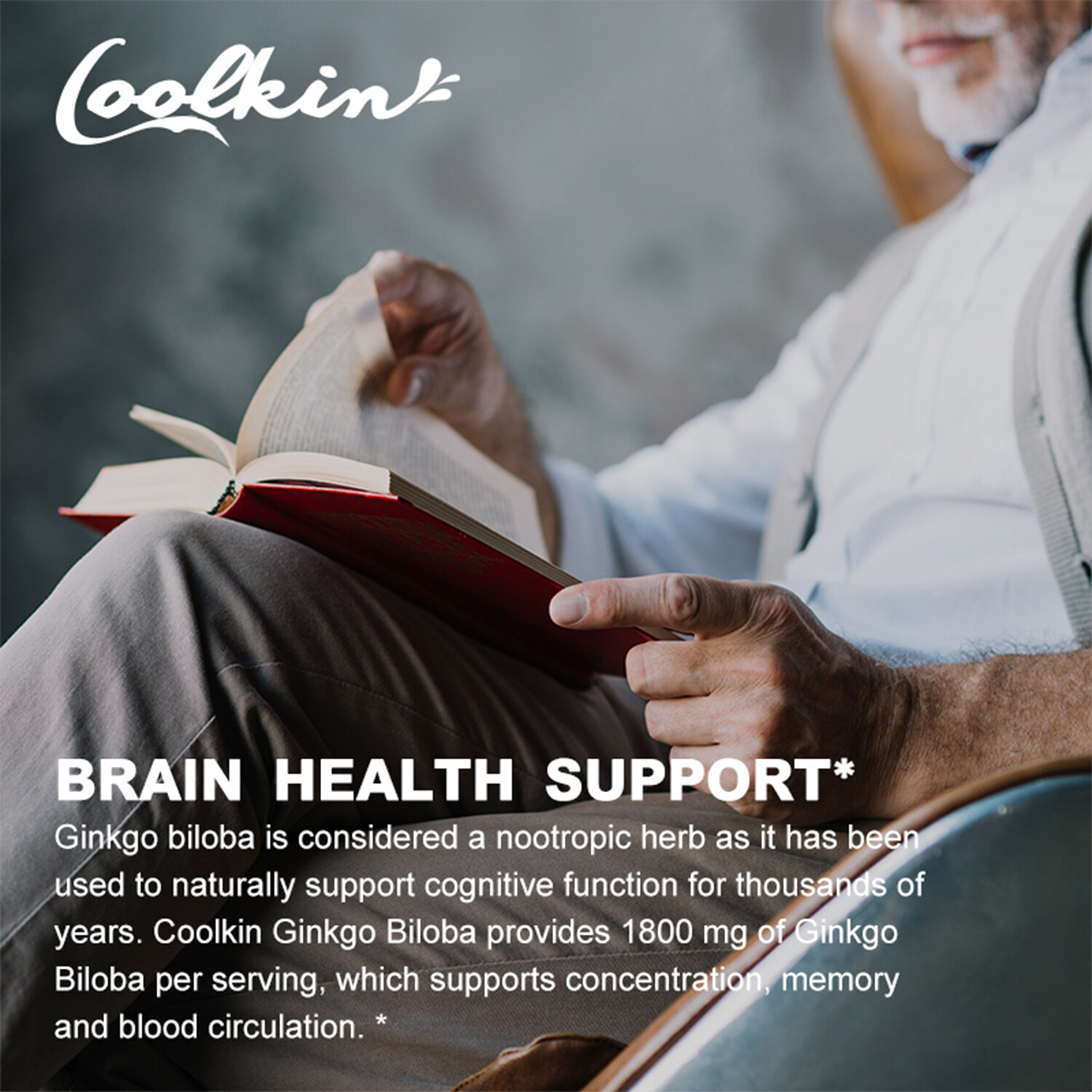 Ginkgo Biloba 1800mg – Cognitive & Memory Support, Support Memory & Brain Health