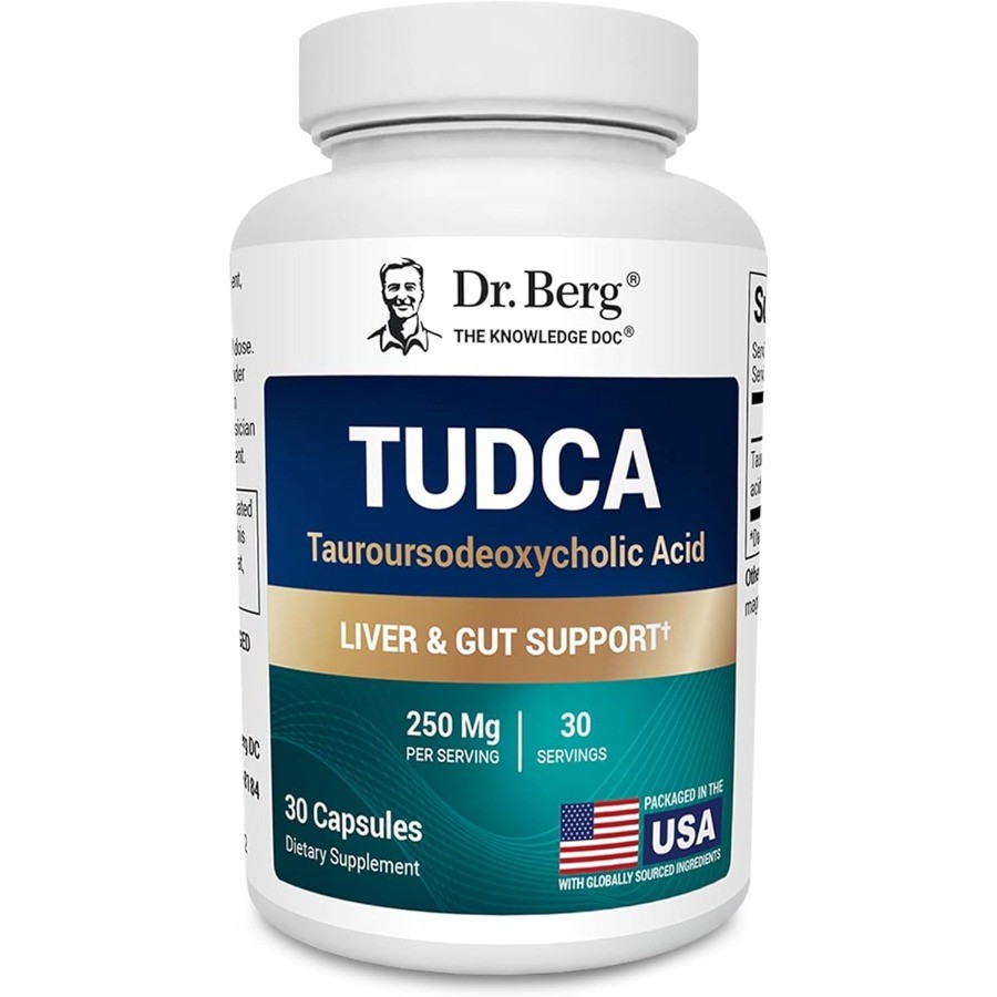 NEW！Dr. Berg TUDCA Supplement Tauroursodeoxycholic Acid -Powerful Formula for…