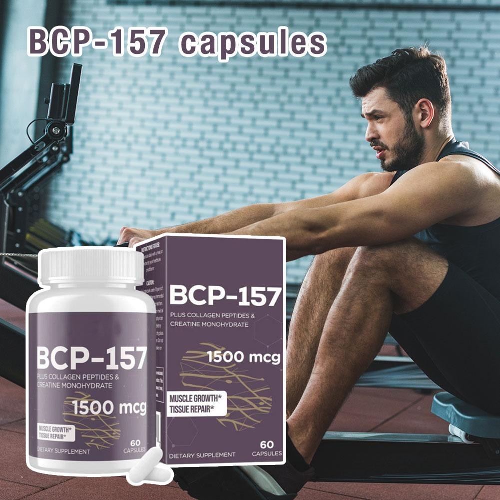 2x Capsules High-Purity Collagen 157 Peptide Formula Promotes Growth Muscle