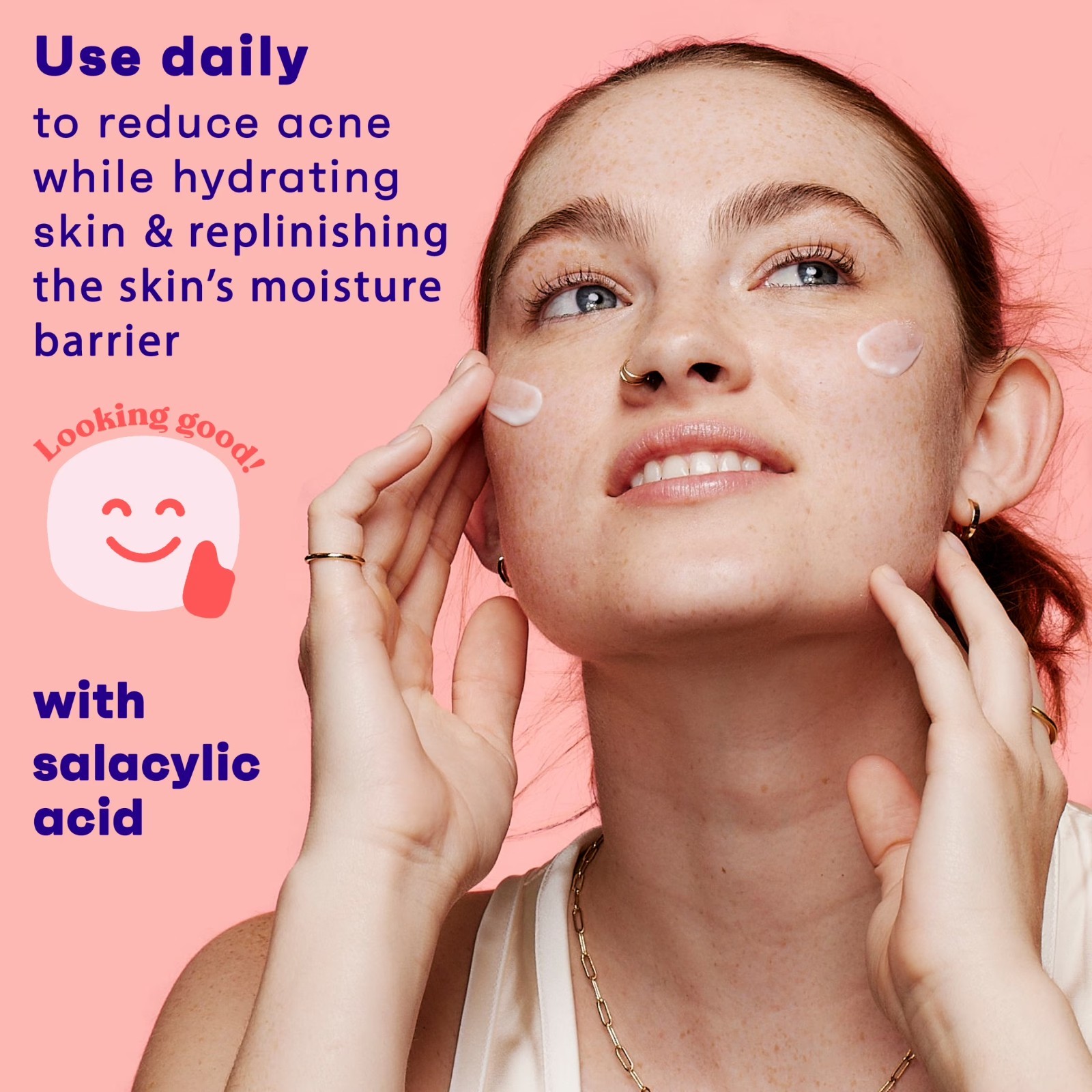 Dual Action Acne Facial Moisturizer Oil Free Skin Care 4 fl oz