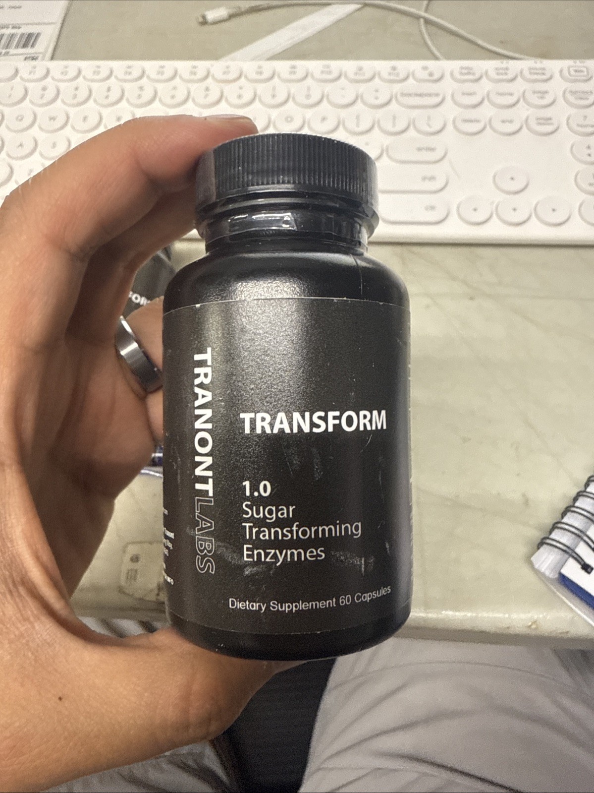 Tranont Labs Transform 1.0 Sugar Transforming Enzymes 60 Caps – New! Exp 11/2027