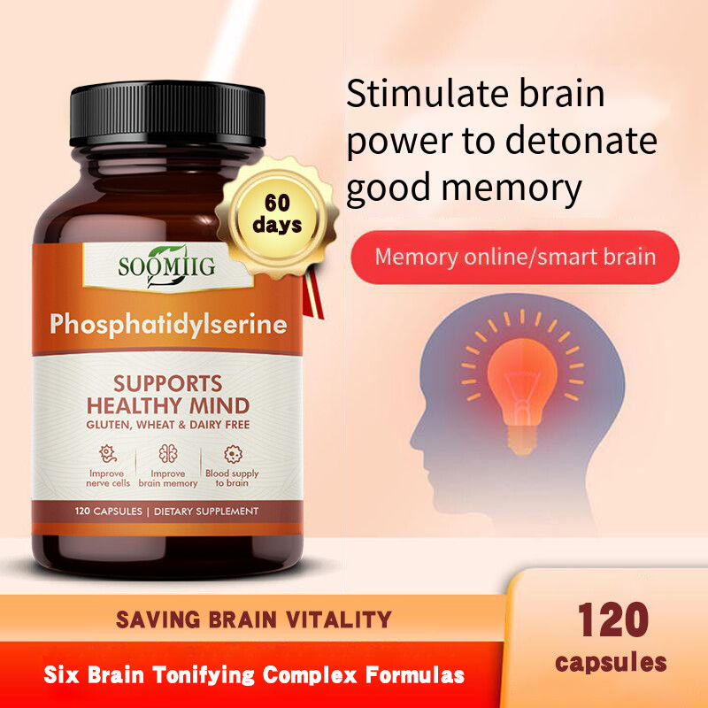Phosphatidylserine Improve Memory Enhance Cognitive Abilities 120 Pills