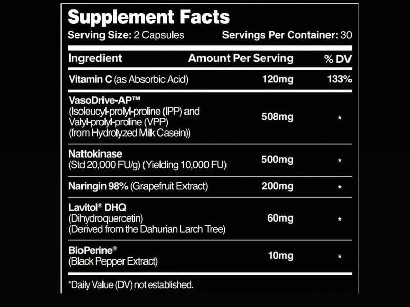 Leviathan Nutrition Hemo Flow Supplement with Nattokinase for Nitric Oxide