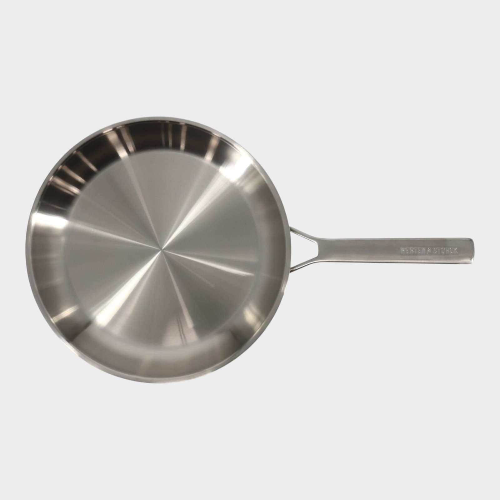 Merten & Storck Tri-Ply Stainless Steel Frying Pan Skillet