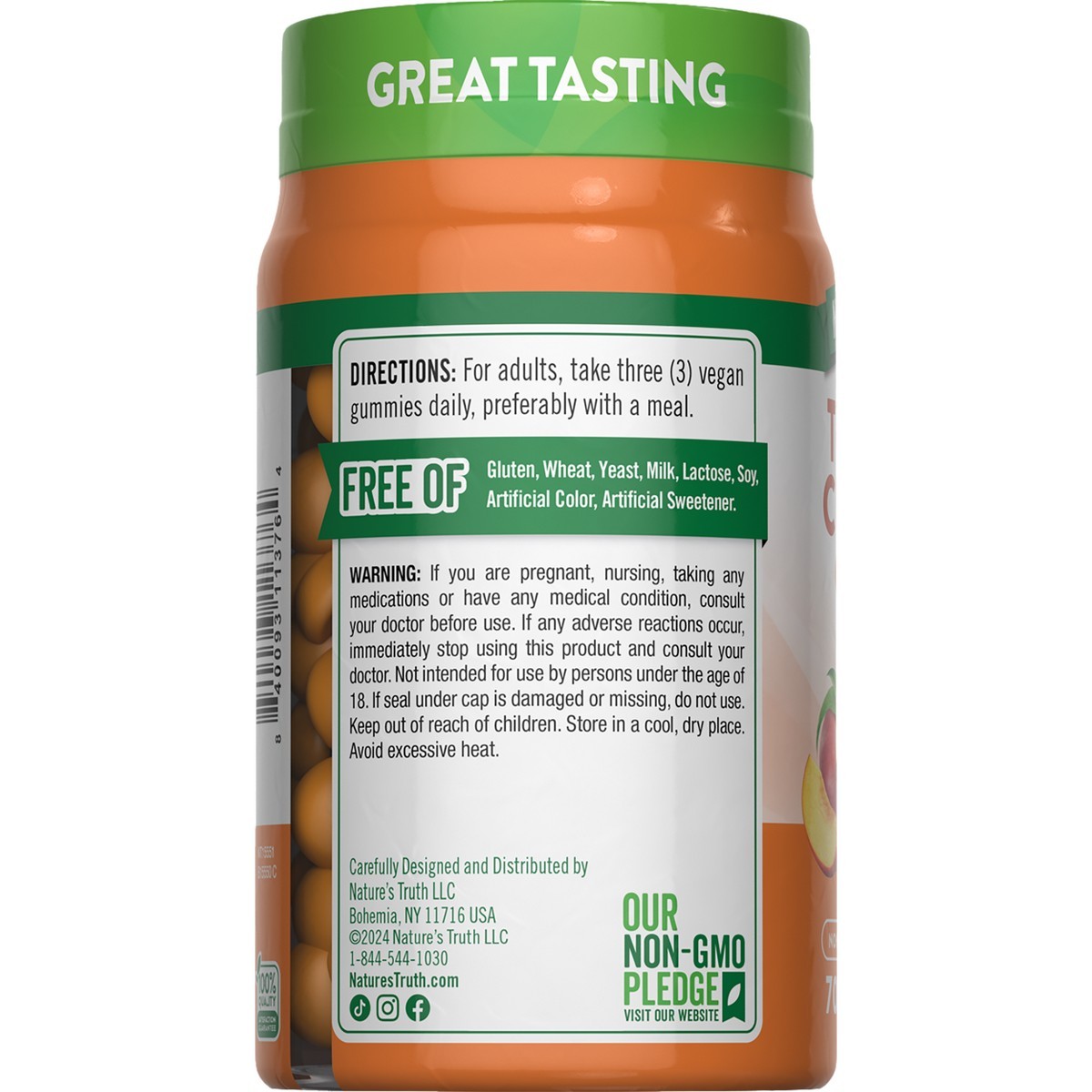 Nature’s Truth Turmeric & Ginger Vegan Gummies – 70ct: Dietary Supplements
