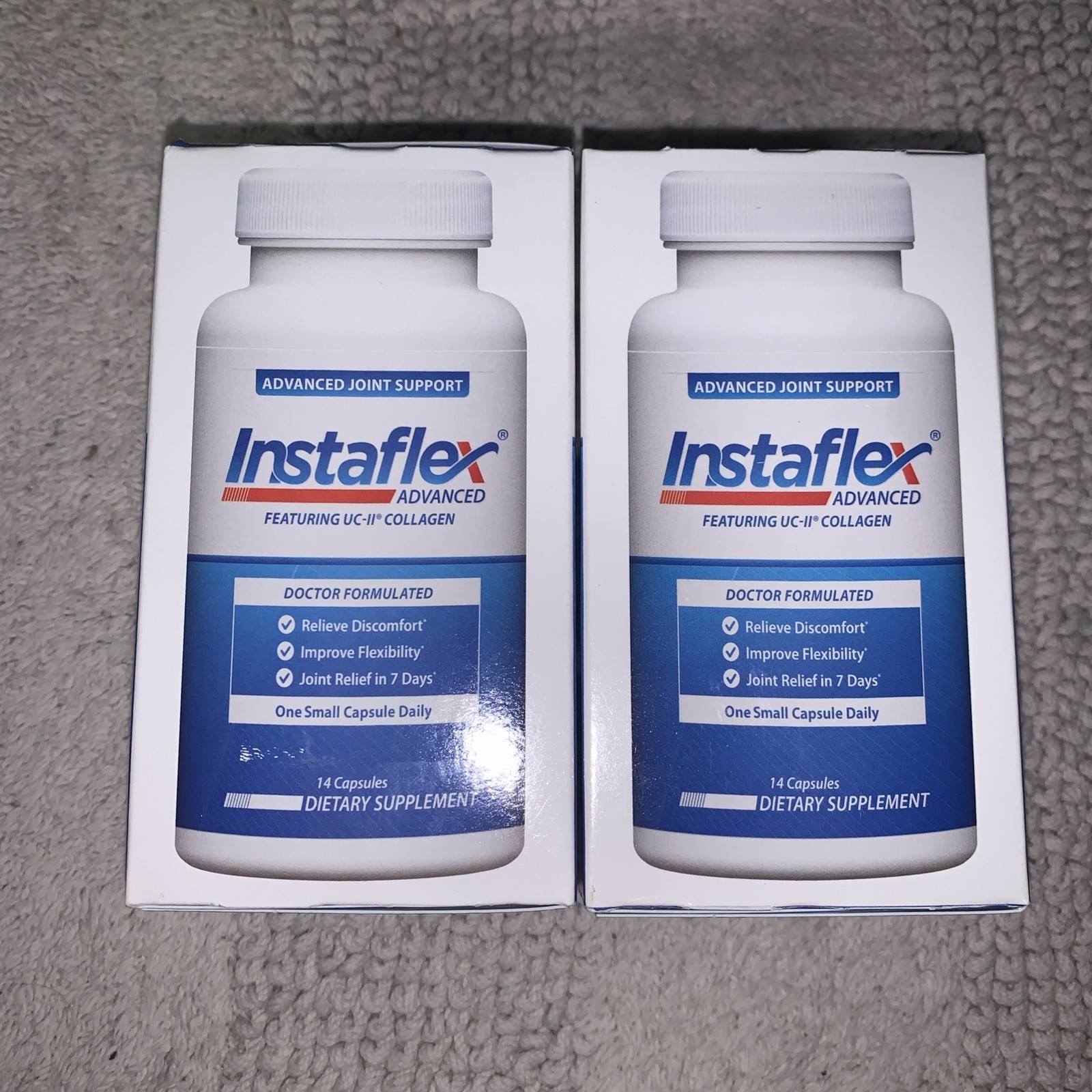 (2)~Instaflex Advanced Joint Support Relief – 14 Count Exp 12/26