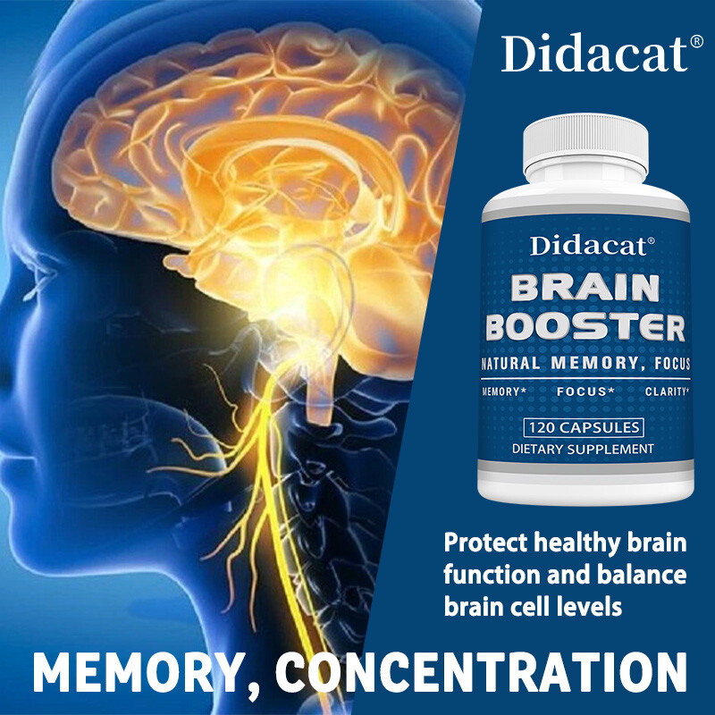 Nootropic Brain Booster – Improve Memory, Clarity & Focus Supplements Organic