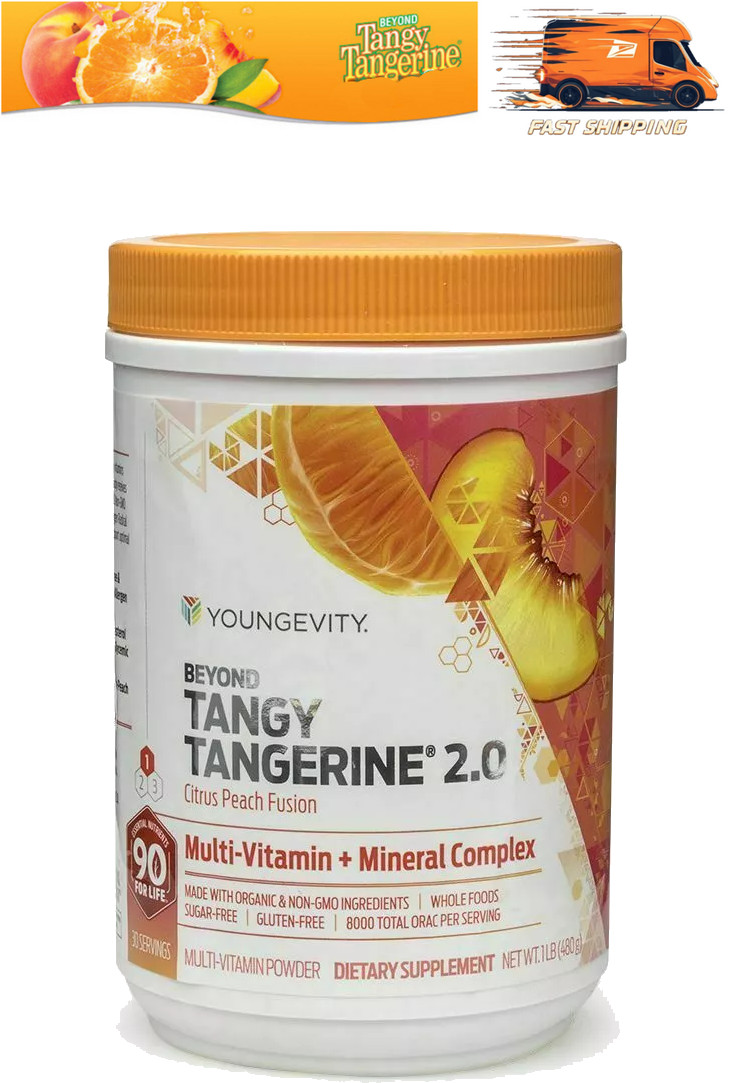 Youngevity Beyond Tangy Tangerine 2.0 Citrus Peach Fusion | Buy More SAVE MORE
