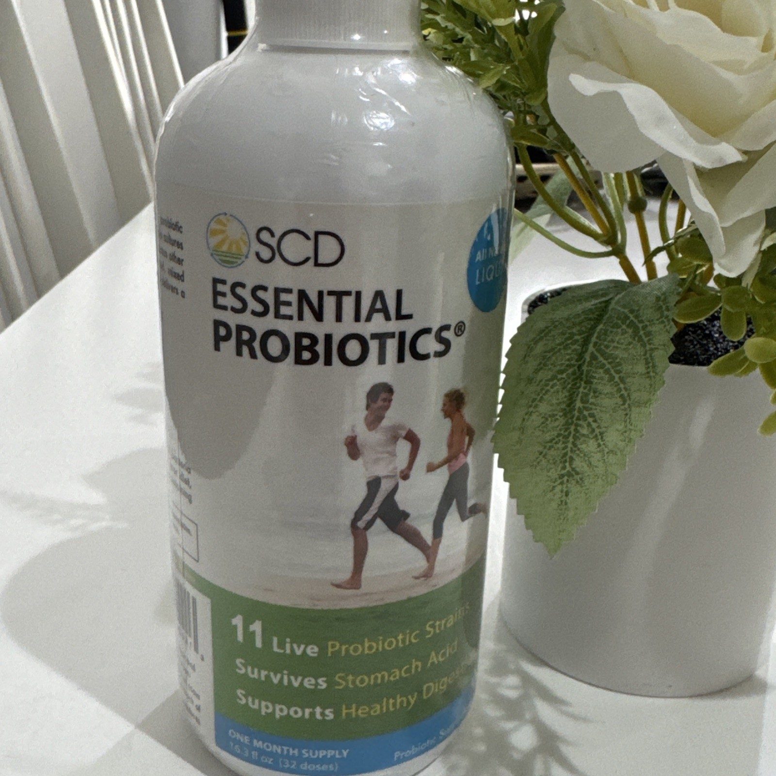 SCD Probiotics Essential Probiotics – 11 Live Strains – 16.9 oz., 30 day supply