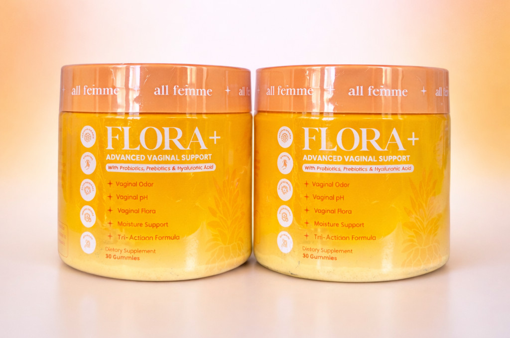 2x ALLFEMME Flora+ Women’s Vaginal Support Gummies Pineapple Exp 10/27 All Femme