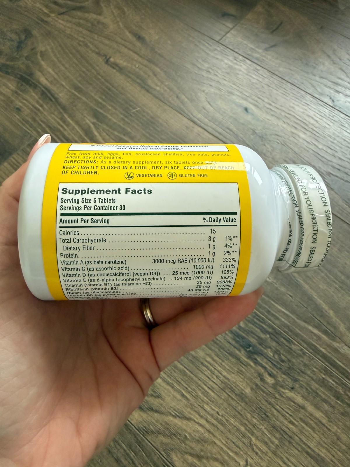 Natures Plus Source of Life Mini tabs- 180 tabs – Multivitamin & Mineral