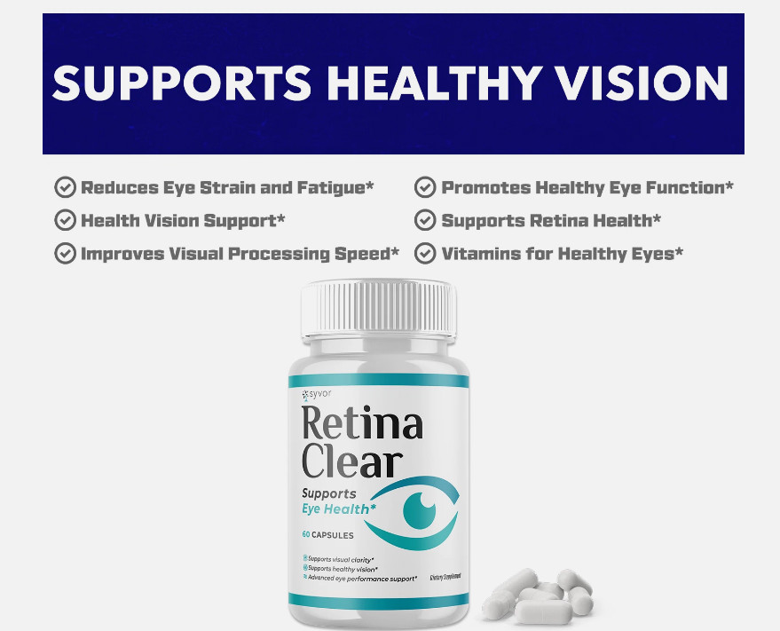 (2 Pack) Retina Clear Capsules, RetinaClear Eye Health Support (120 Capsules)