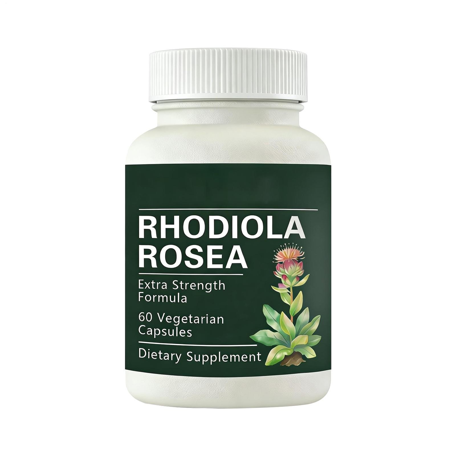 Salvora Organic Rhodiola, 100% Natural, Non-GMO, Vegetarian, 60 Capsules