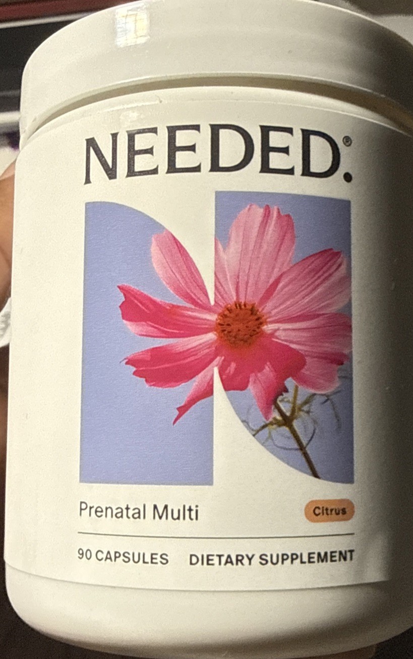 Needed: Prenatal Multi Essentials Citrus – 90 CAPSULES EXP 05/28