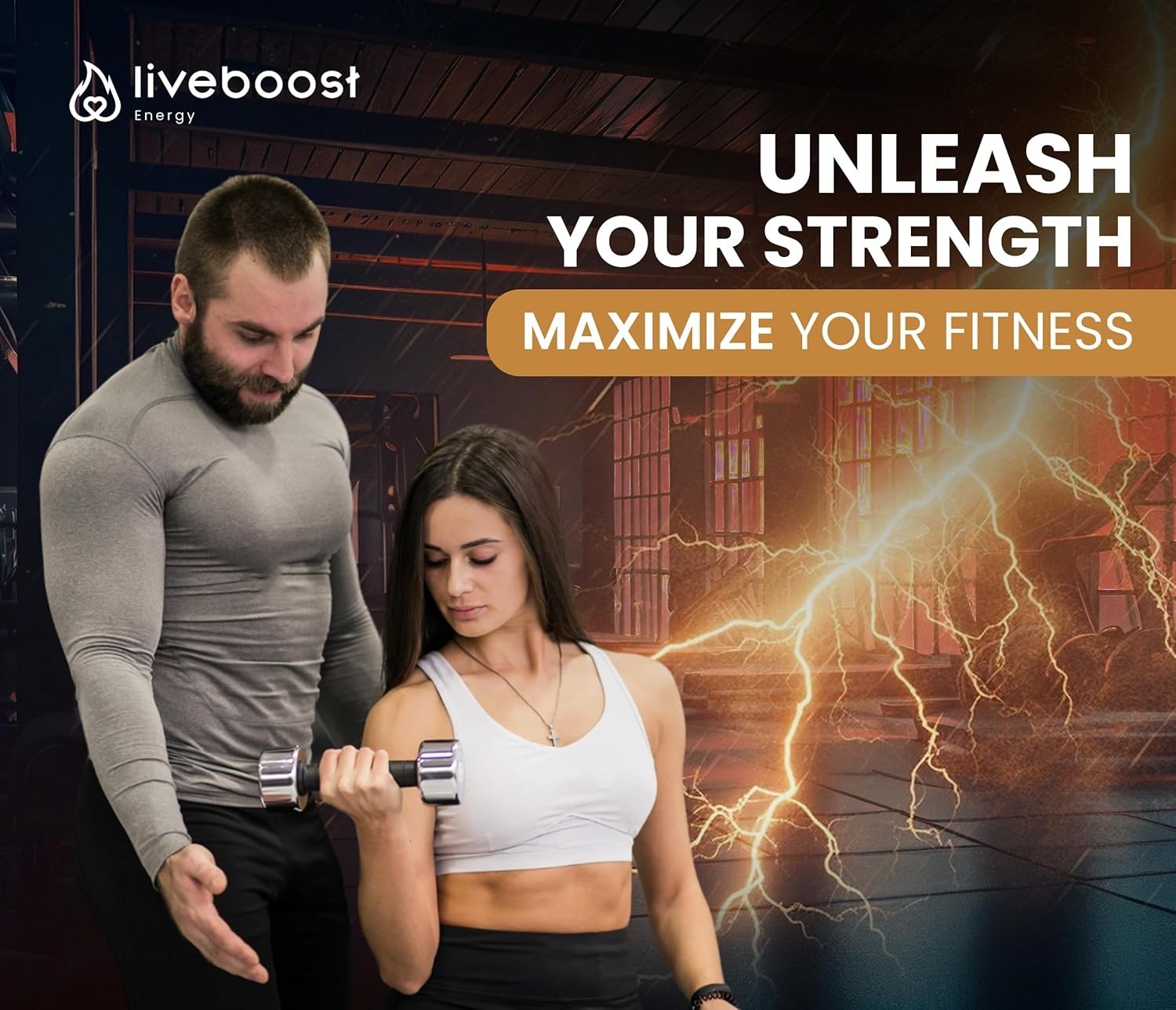 LIVEBOOST 480ml – Female & Male Supplement, Natural Ingredients Supports Energy