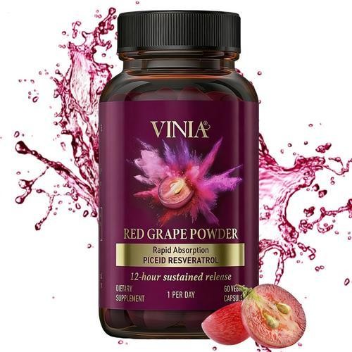 Increases Blood Flow 60pcs/box, VINIA Piceid Resveratrol Supplement Non-GMO