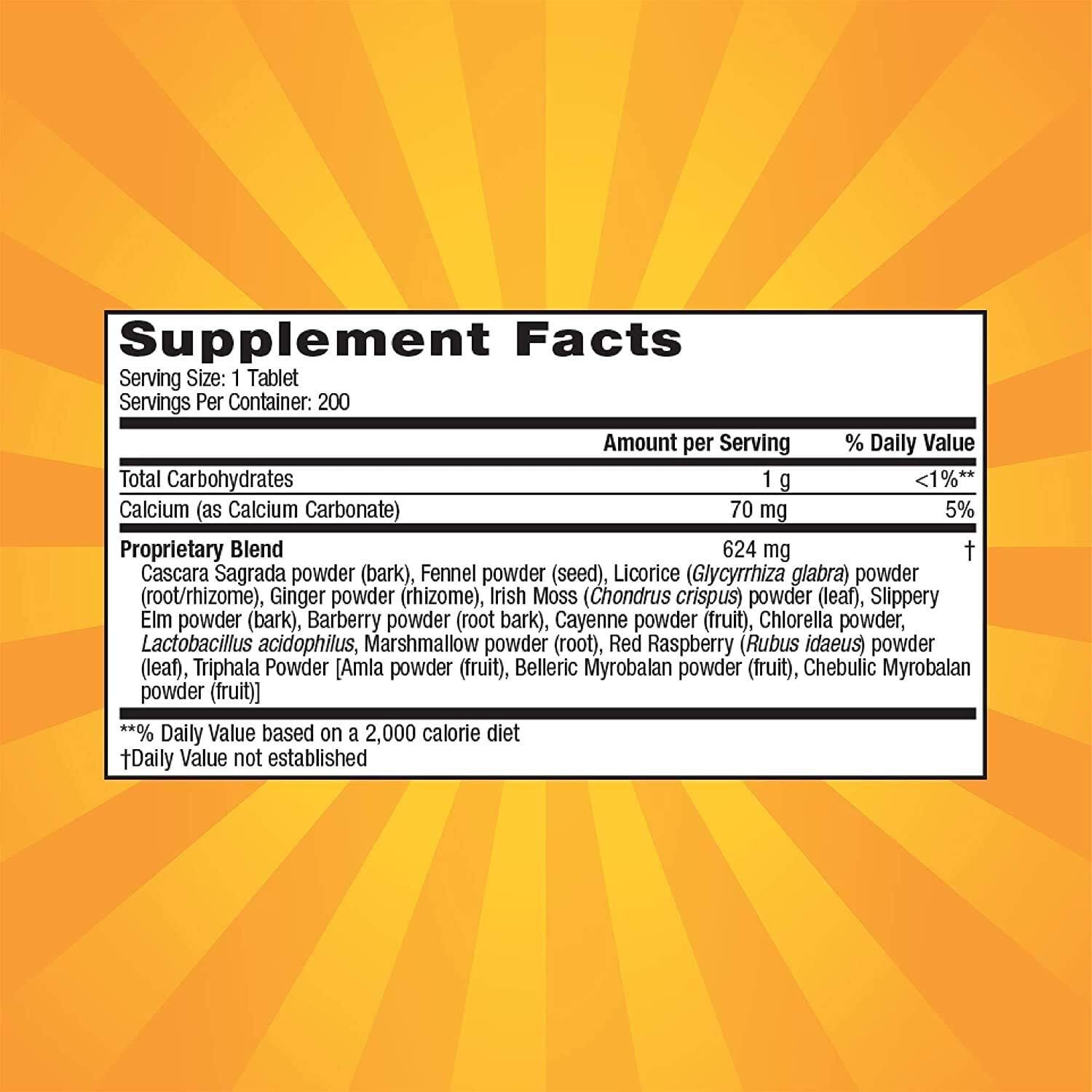 Nature’s Secret Super Cleanse Nourish, Stimulate & Cleanse, 200 Tablets