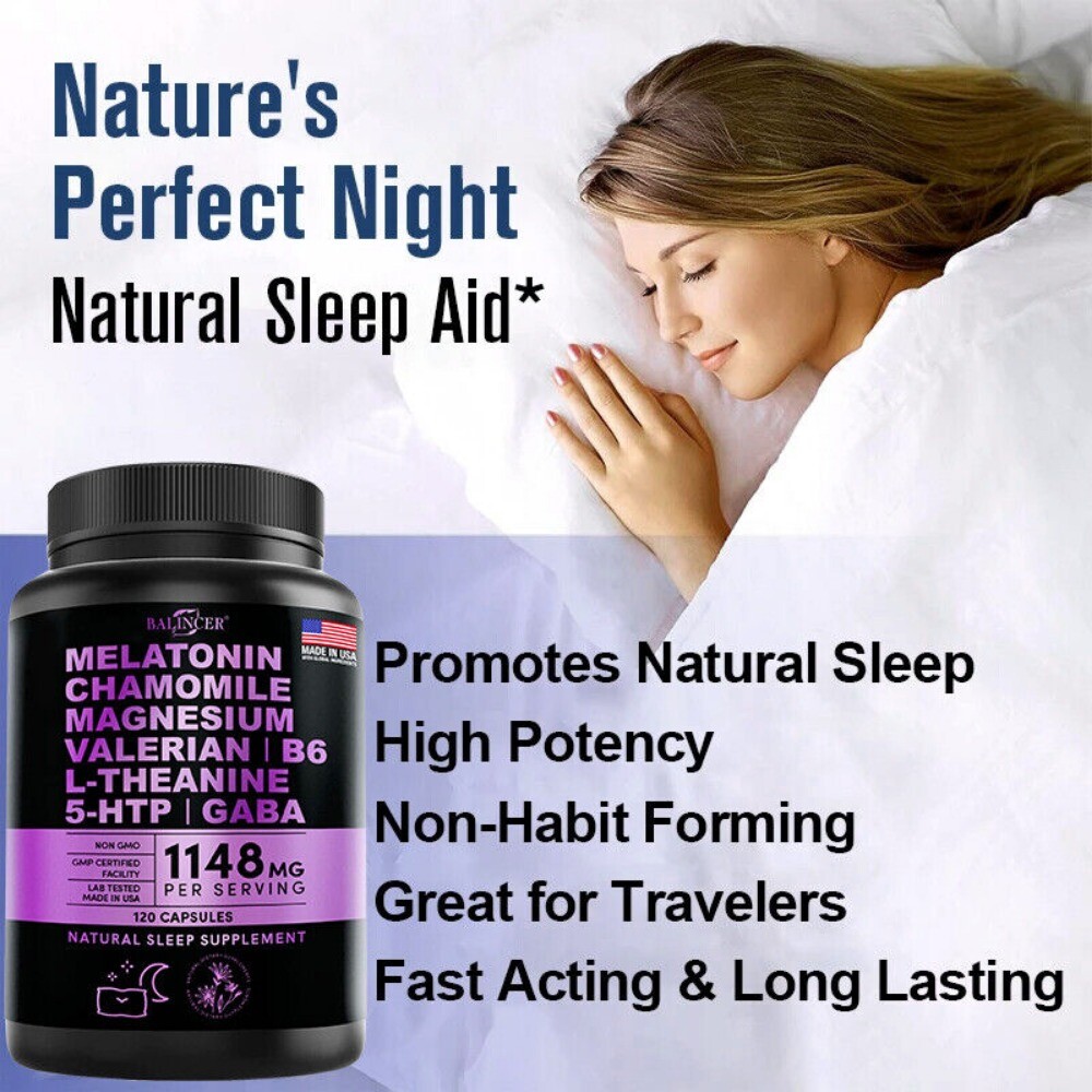 Melatonin Natural Sleep Aid Fast Dissolve Capsules – Boosts the immune system