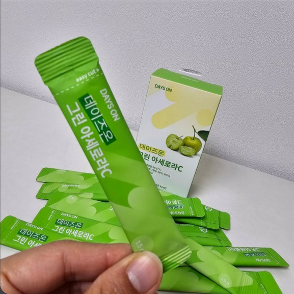 Days On Green Acerola C Vitamin C 200mg – 14 Sticks x 3 Boxes (42 Total)