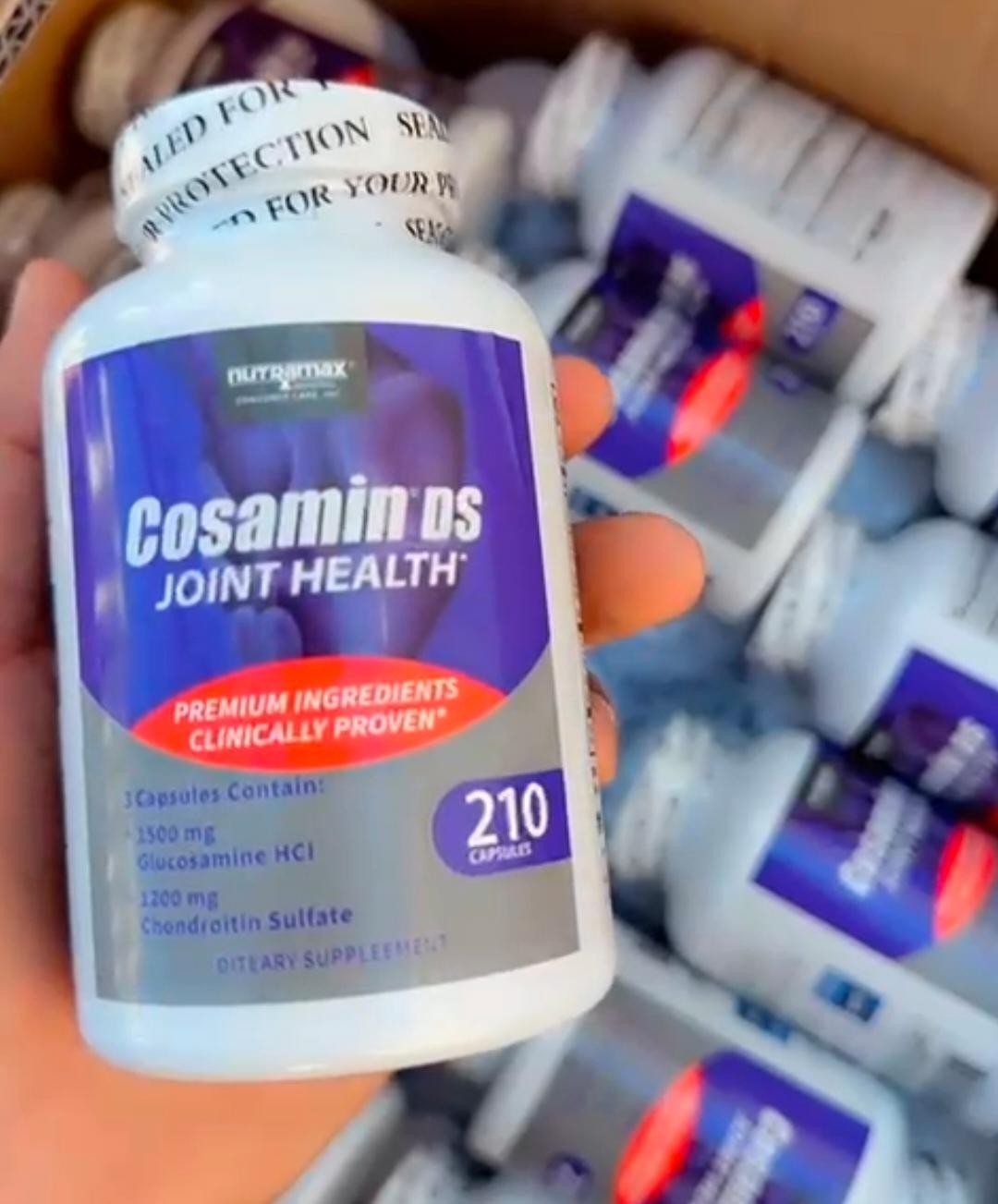 Cosamin DS Joint with Glucosamine & Chondroitin for Joint Health, 210 Capsules