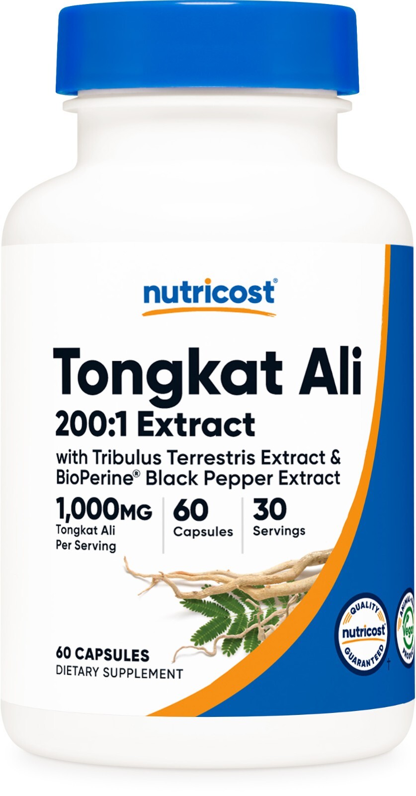Nutricost Tong-kat Ali 500mg, 60 Capsules 200:1 Extract