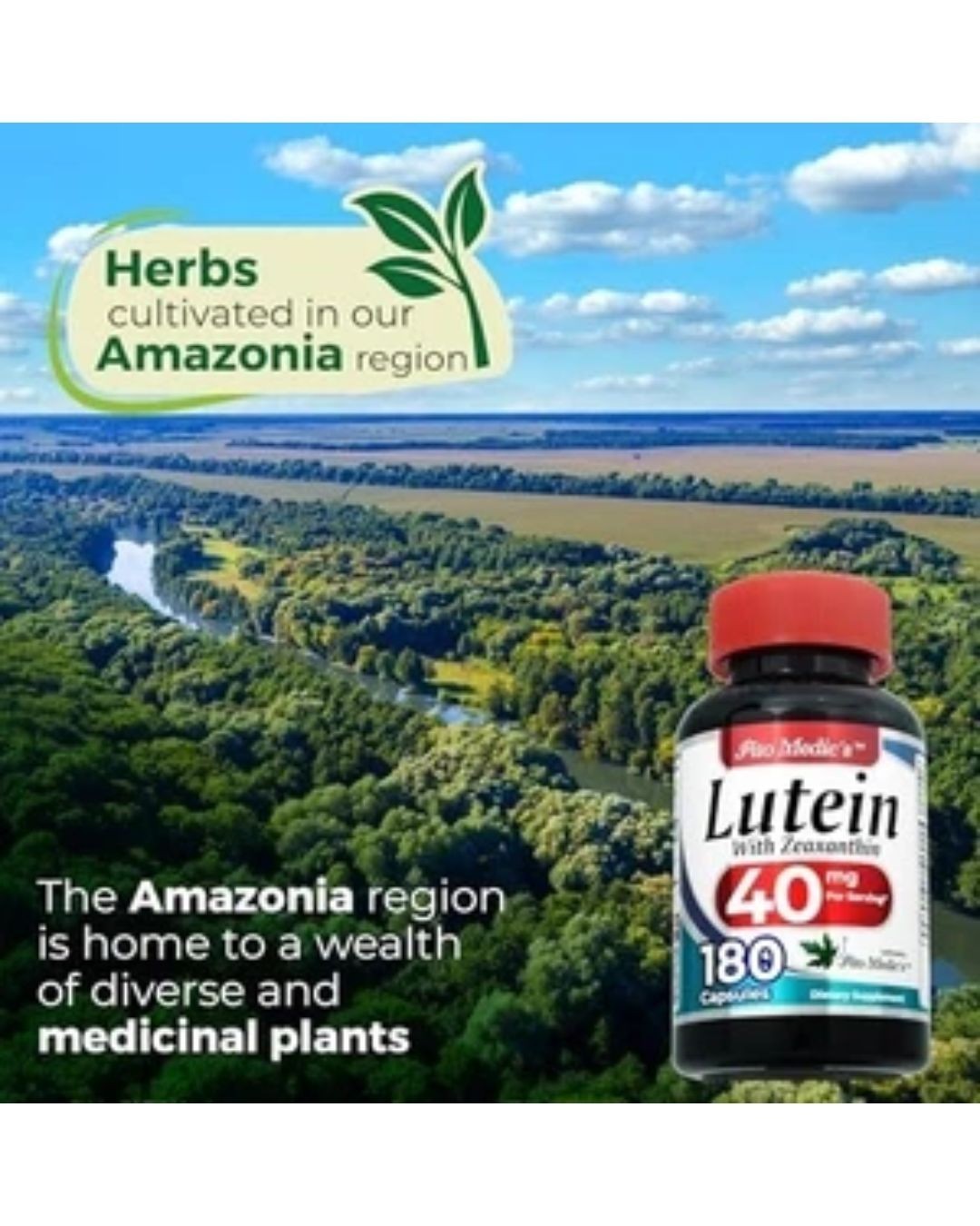 Lab | Lutein |180 Capsules |40 Mg| Lutein 40Mg | Lutein and Zeaxanthin Supplemen