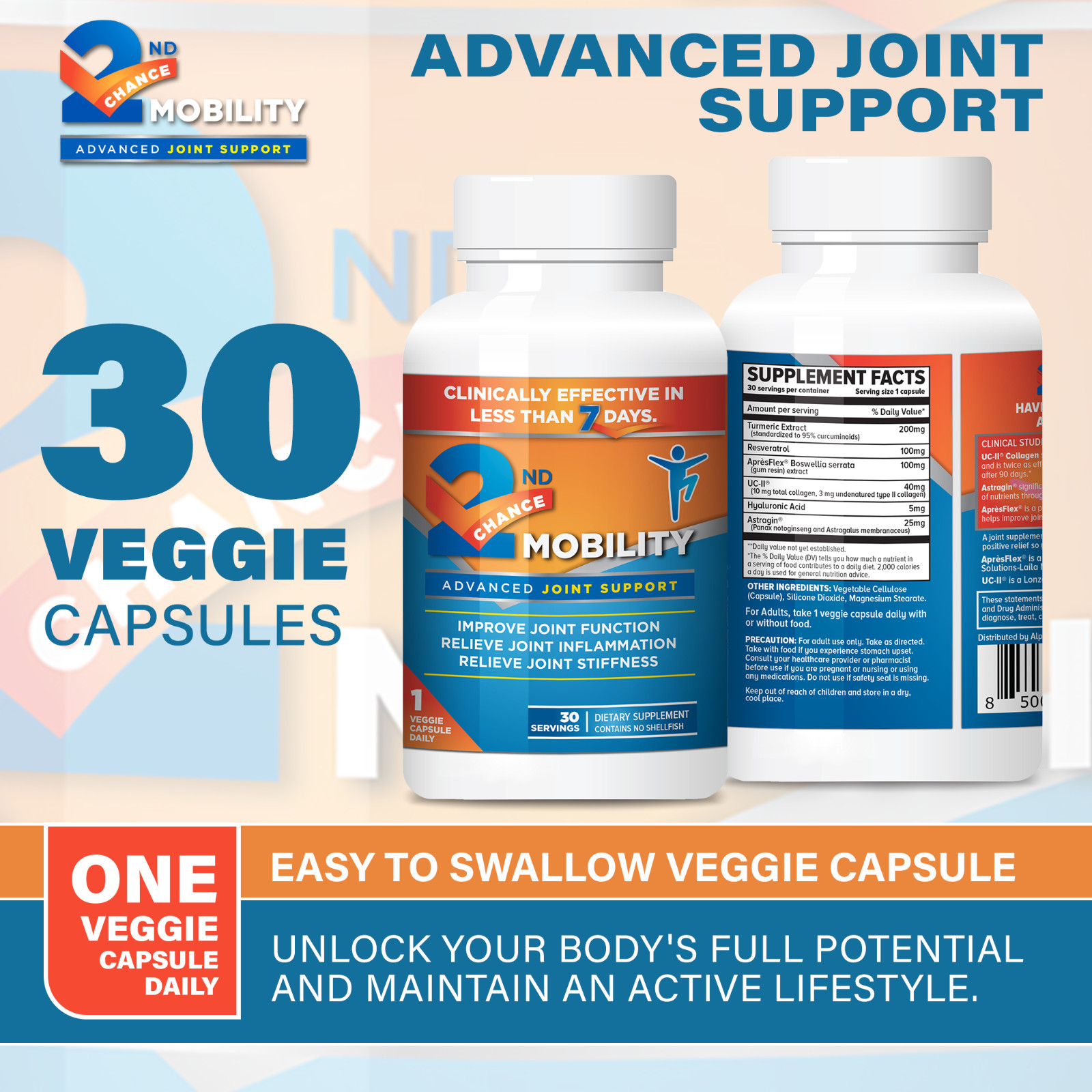 Instaflex Advanced 30 cap or 2ndChance Mobility Advanced Joint Support 30 Cap