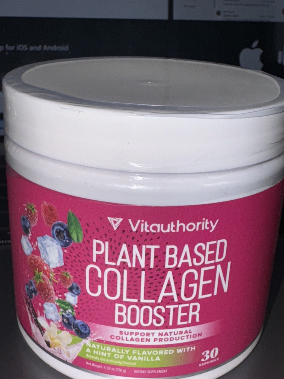 Vitauthority Plant Based Collagen Booster A Hint Of Vainilla .exp.02/26
