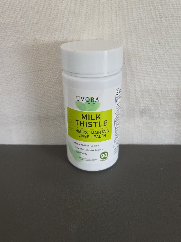 Uvora Milk Thistle, Liver Health Vitality Capsules 90 Count Health Pill Premium