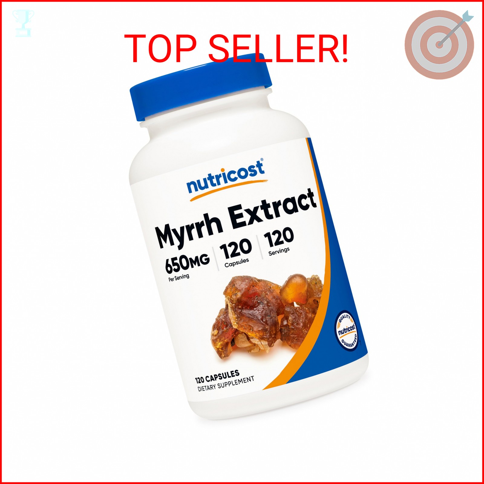Nutricost Myrrh Extract 120 Capsules for 120 Servings Per Bottle – Gluten Free,