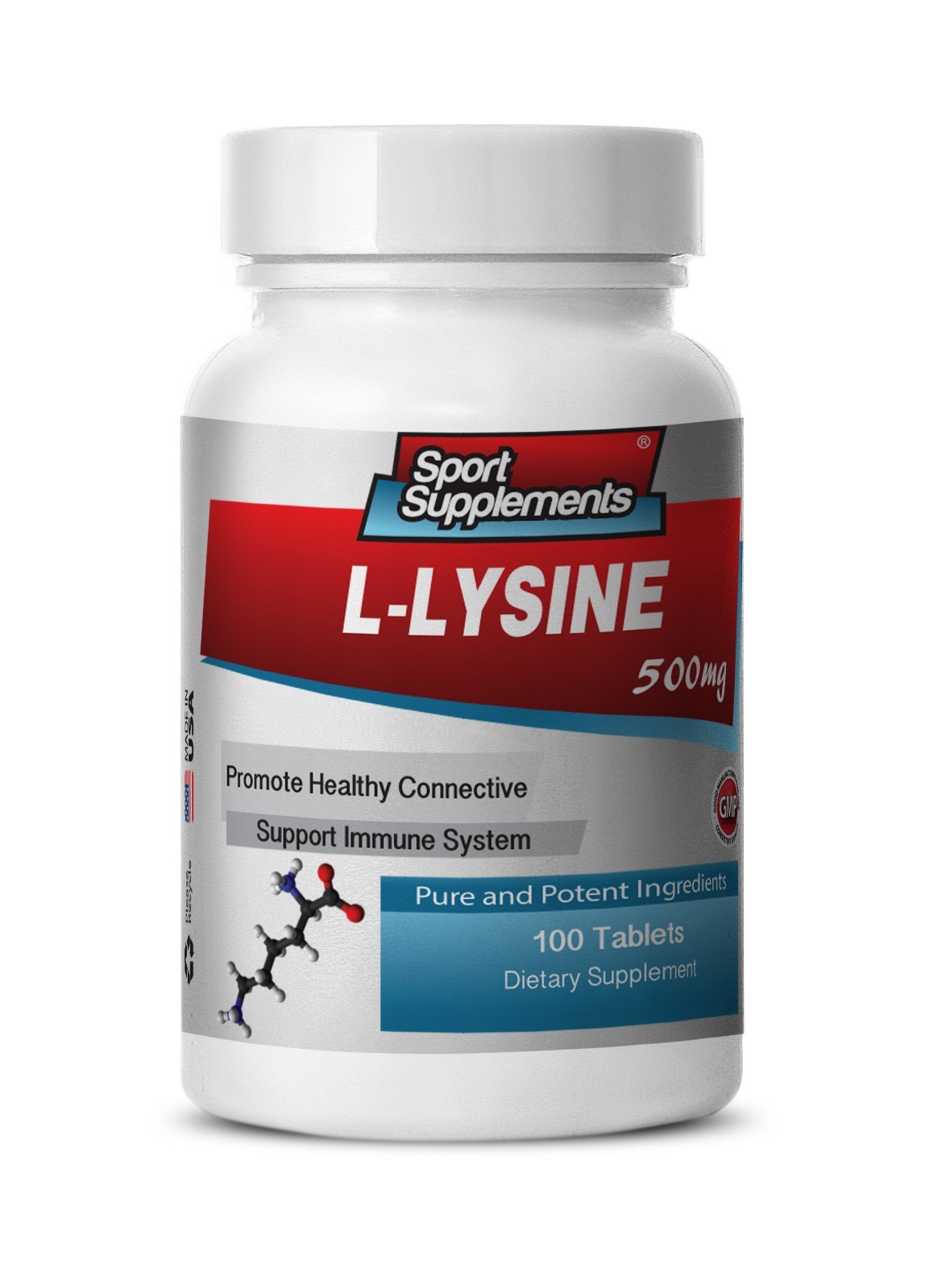 BCAA Amino Acids – L-Lysine 500mg -Boost Exercise & Workout Energy Tablets 1B