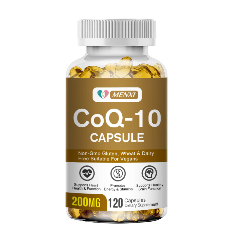 CoQ10 200mg Softgels Heart Health – Cellular Energy Production & Repair Formula