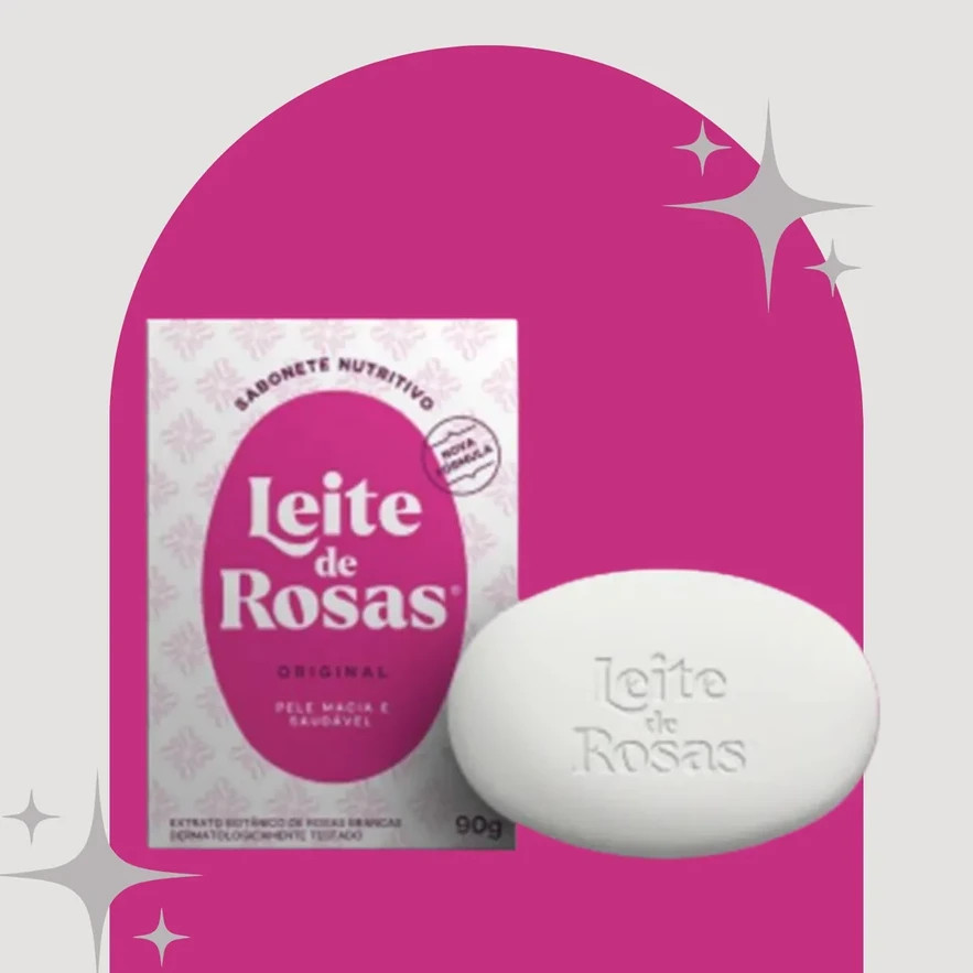 Leite de Rosas – Tradicional – Kit de Sabonetes em Barra (3 x 90Gr) – (3x 3.2Oz)