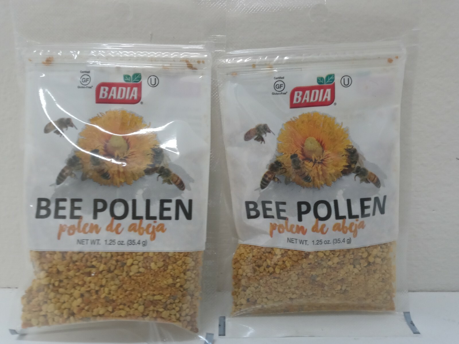 2 Badia® BEE POLLEN /Granules/Pure/Polen/de/Abeja/Granulado/Kosher GF 1.25 oz