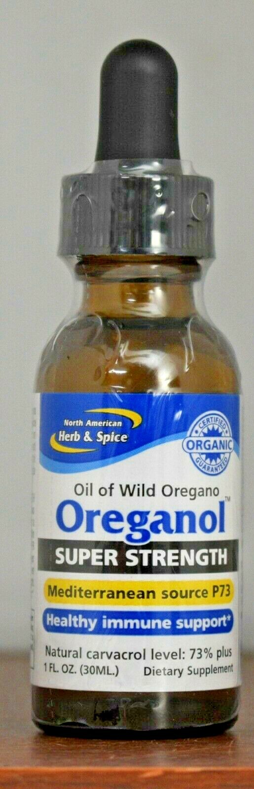 OREGANOL Oil of Oregano P73 SUPER STRENGTH 1 FL Oz North American Herb and Spice