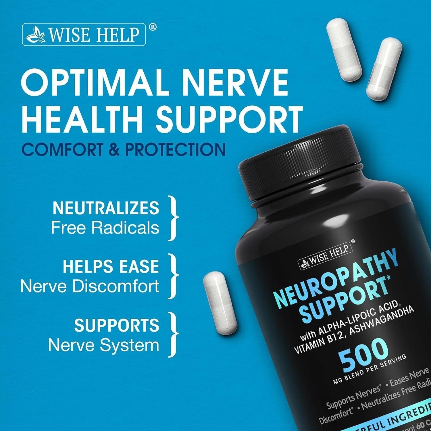 Scientifically Formulated Neuropathy Relief – 60 Natural Capsules for All Ages