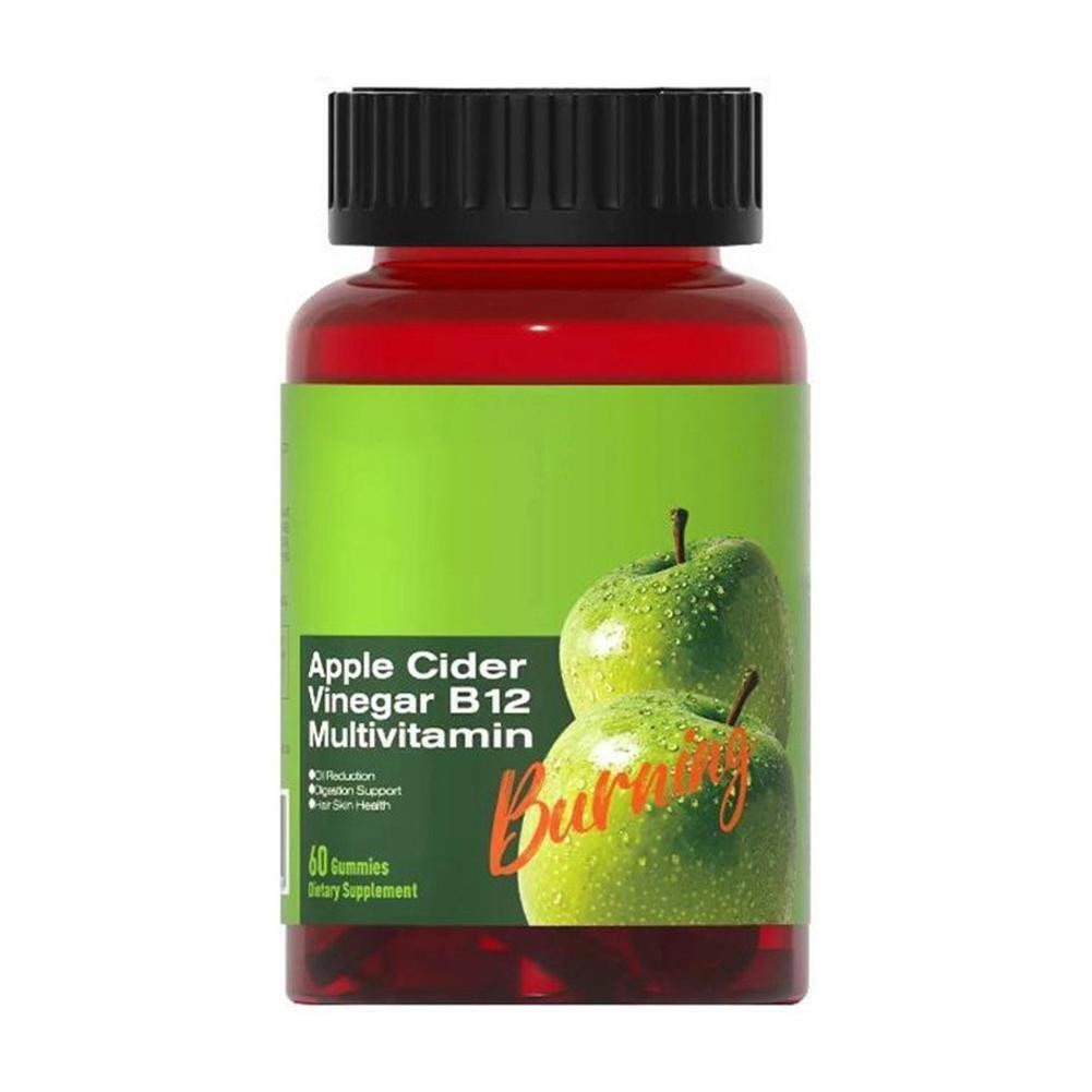 3PK Apple Cider Vinegar B12 Multivitamin-Apple Cider Vinegar Gummies-60Gummies