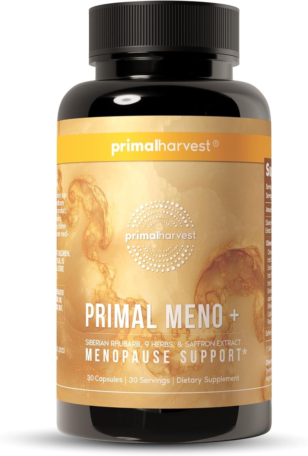 Primal Harvest Meno+ Menopause Support 30 Capsules Saffron Mood Women