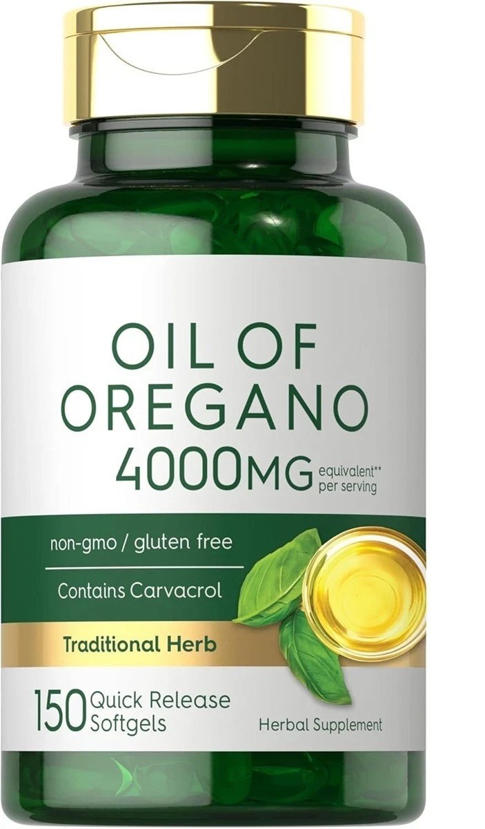 Oil of Oregano Extract 3000mg/4000mg 、150 Liquid Capsules NEW