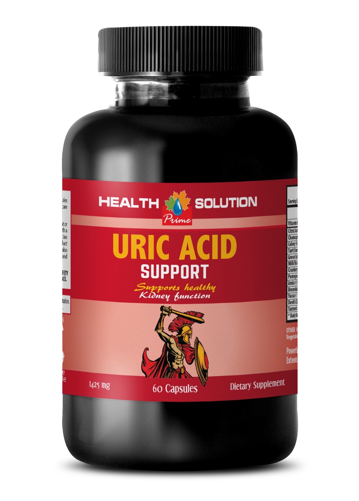 Crystal formation reducer – URIC ACID SUPPORT – anti-pain supplement 1 Bottle
