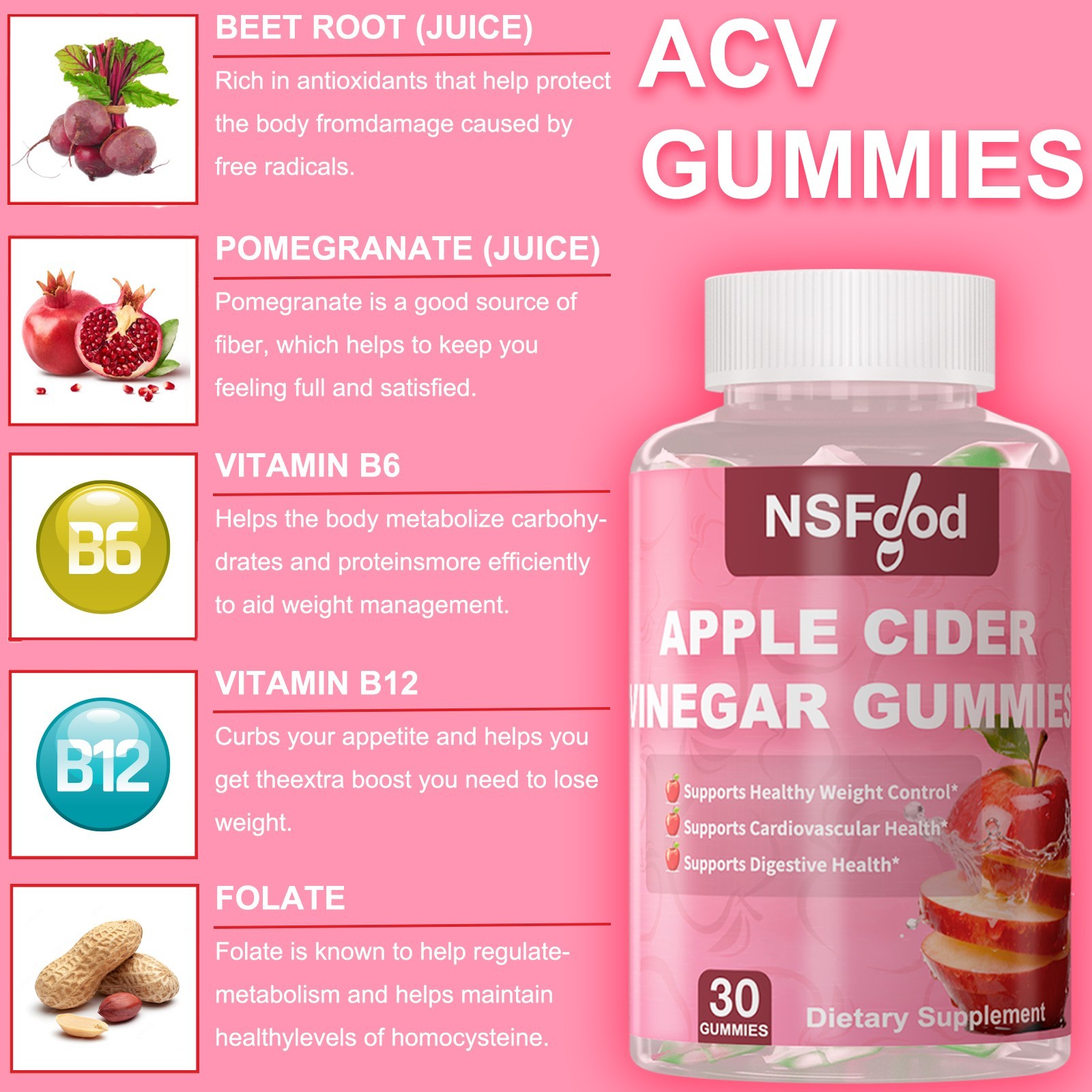 (2 Pack) Sugar Control Keto ACV Gummies 1000MG Sugar Control Vitamin 60 Gummies
