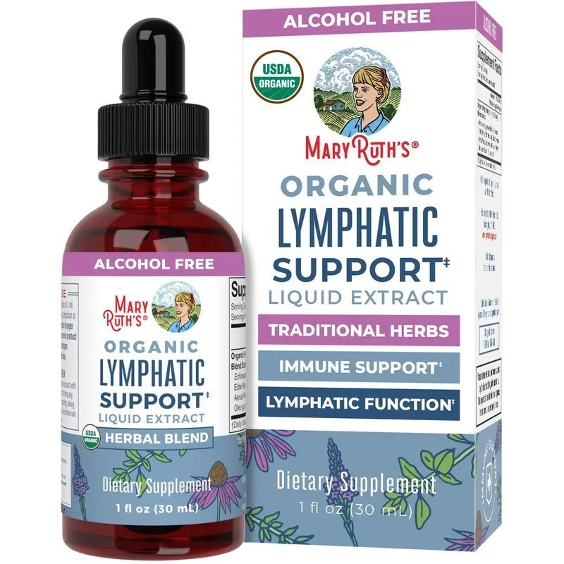 MaryRuth’s Lymphatic Support Herbal Blend Liquid Drops – USDA Organic Lymphatic
