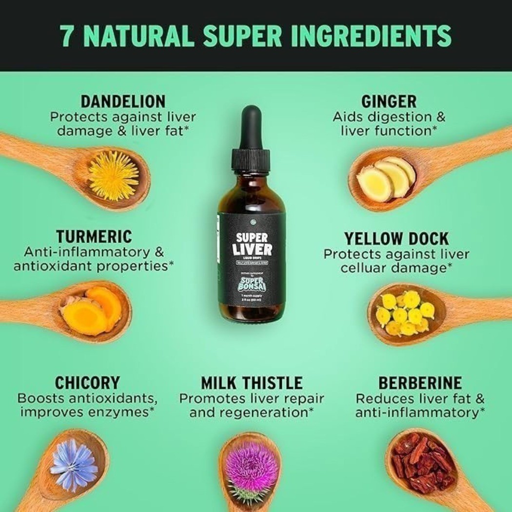 Super Liver Support with Milk Thistle All Natural Herbal Supplement