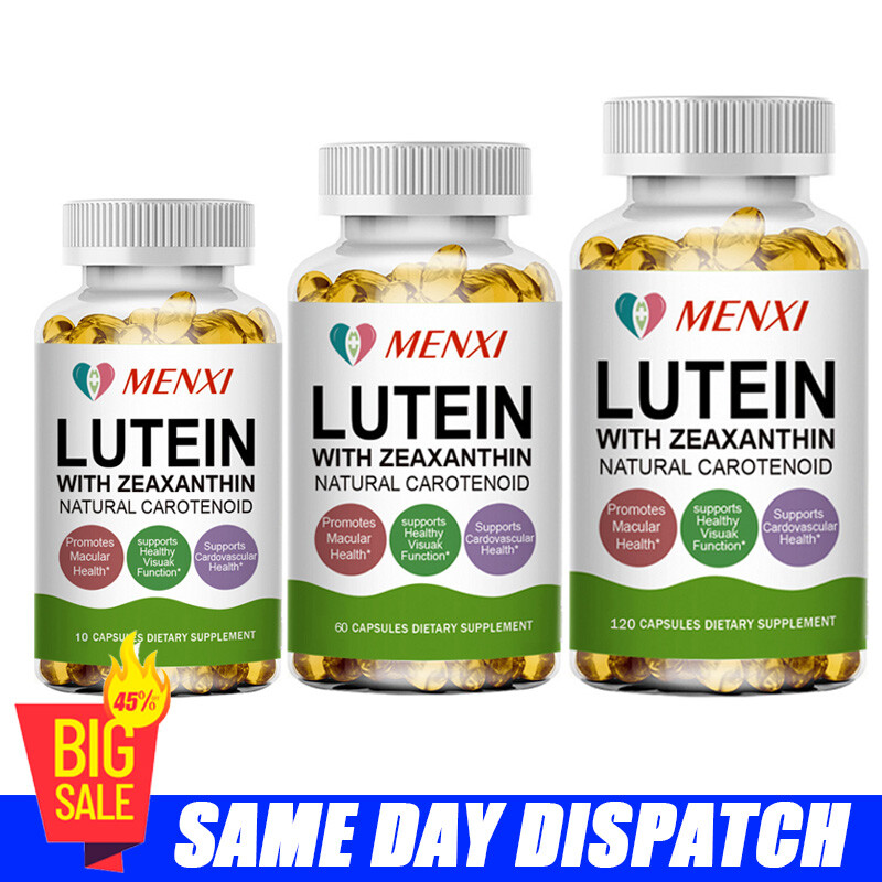 Eye Vitamins with Lutein and Zeaxanthin 10/60/120-Premium Eye Protection Formula